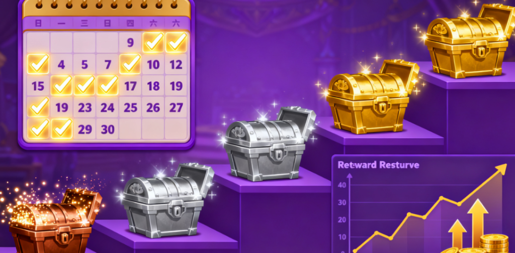 Crown11’s daily login rewards