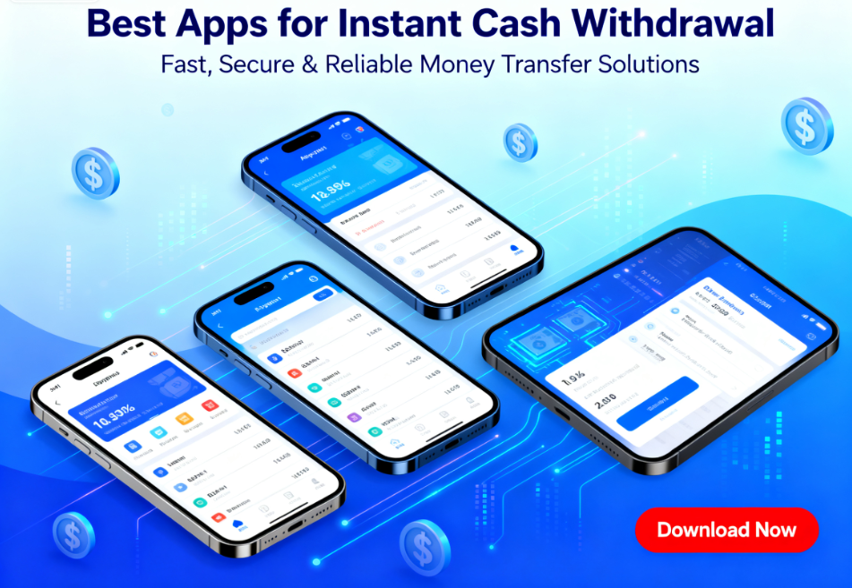 Best Apps for Instant Cash Withdrawal