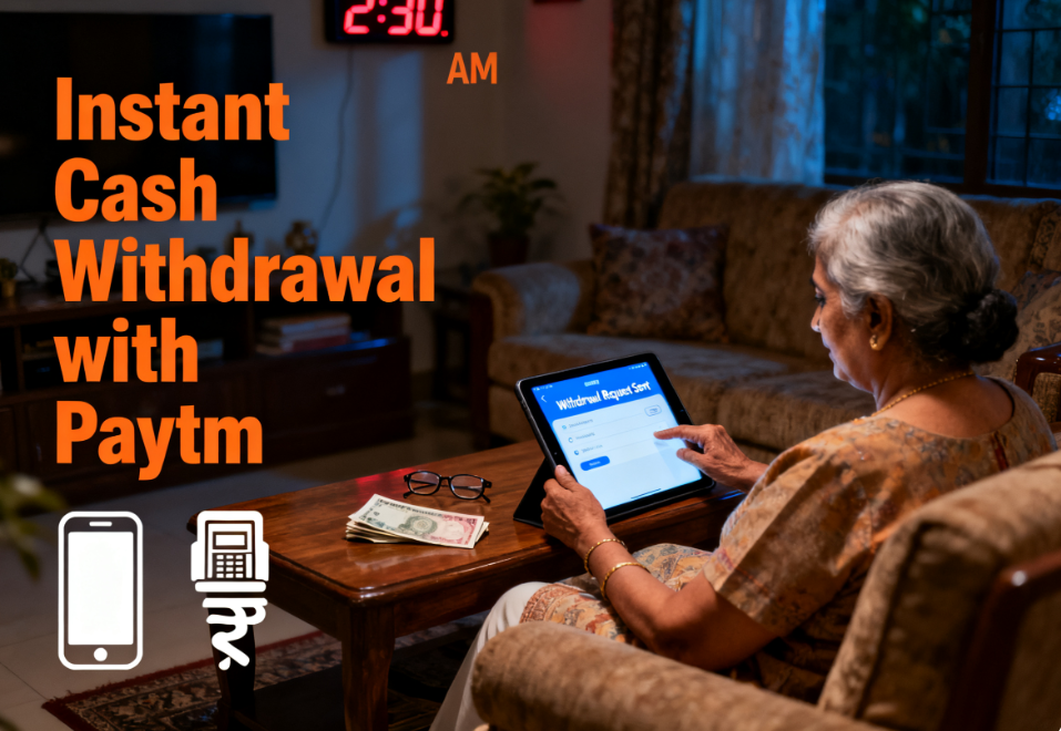 Instant Cash Withdrawal with Paytm
