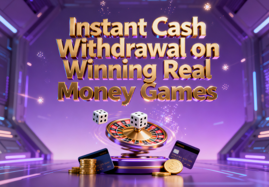 Instant Cash Withdrawal on Winning Real Money Games