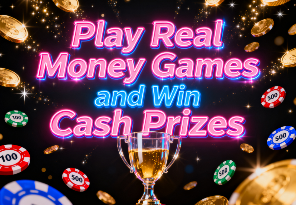 Play Real Money Games and Win Cash Prizes
