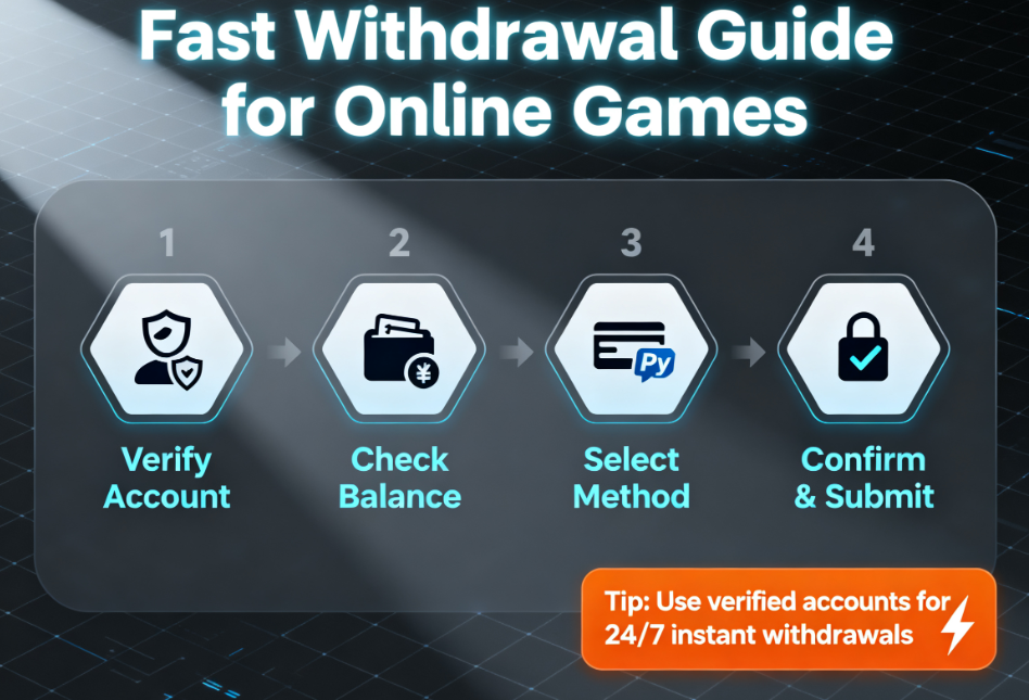 How to Get Quick Cash Withdrawal from Online Games
