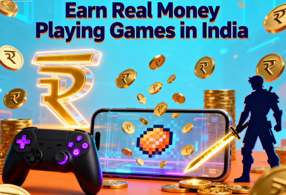 Earn Real Money Playing Games in India