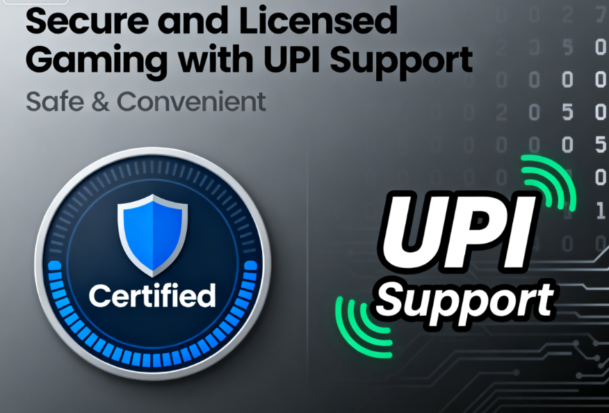 Secure and Licensed Gaming with UPI Support