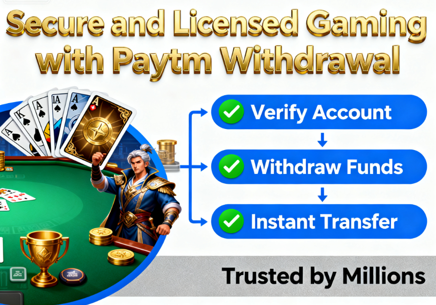 secure and licensed gaming with Paytm withdrawal