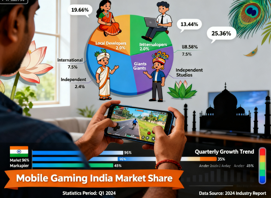 Mobile Gaming India Market Share