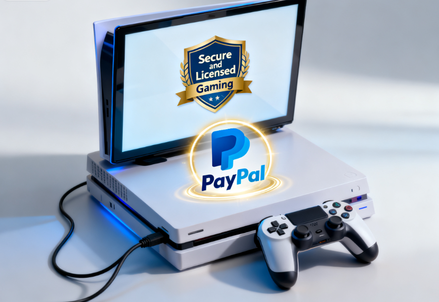 Secure and Licensed Gaming with PayPal
