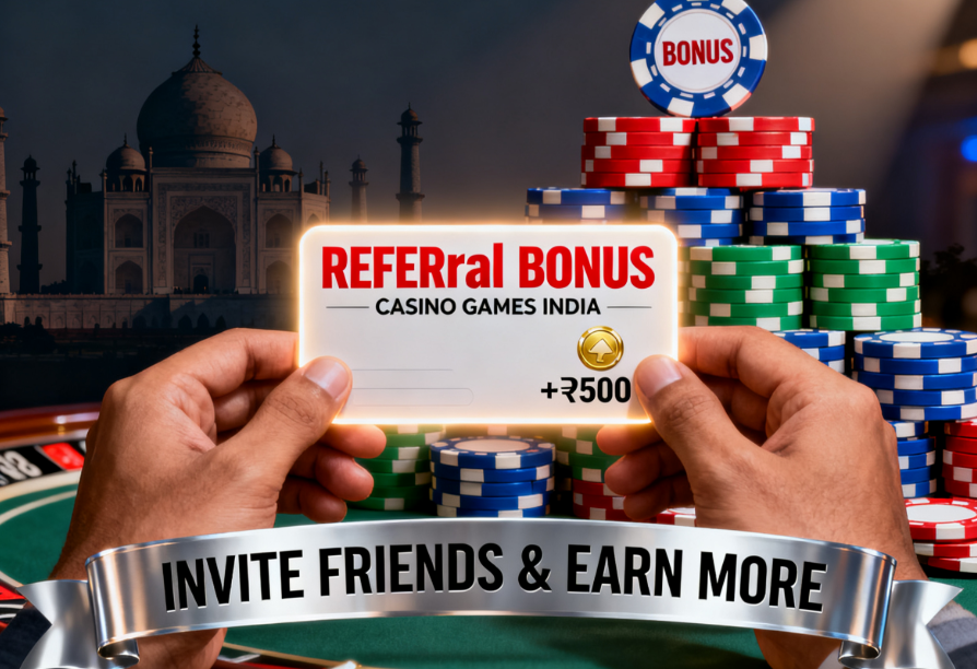 Casino Games India Referral Bonus
