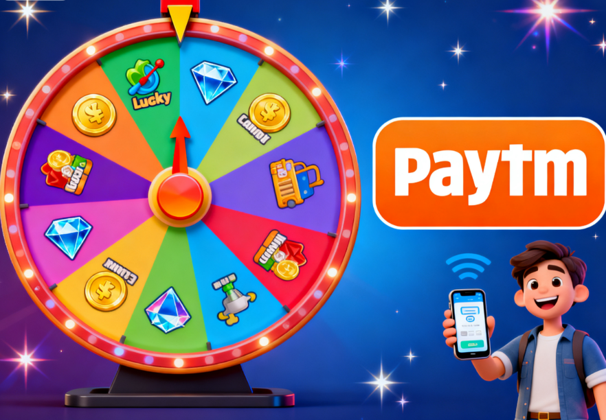 Lucky Spin Games Online with Paytm