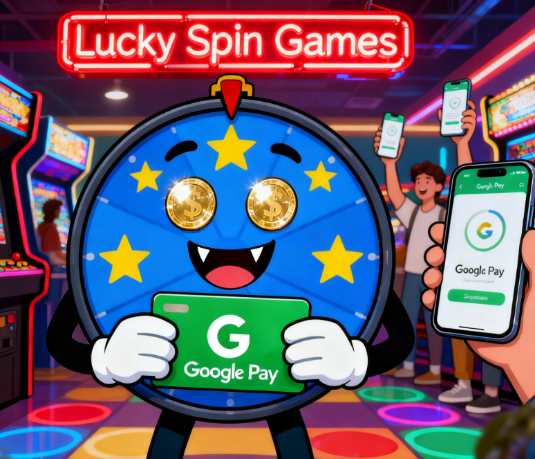 Lucky Spin Games Online with Google Pay