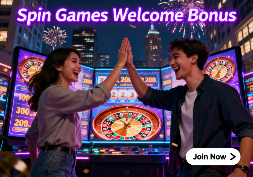 Spin Games Welcome Bonus